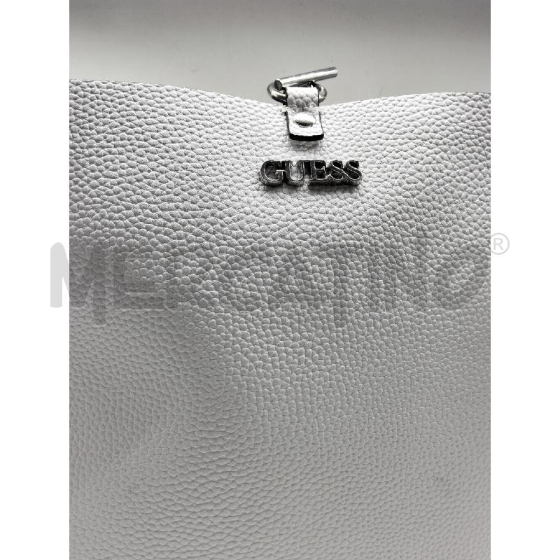 BORSA DONNA GUESS REVERSE BIANCO BIANCO AZZURRO | Mercatino dell'Usato Lamezia terme 2