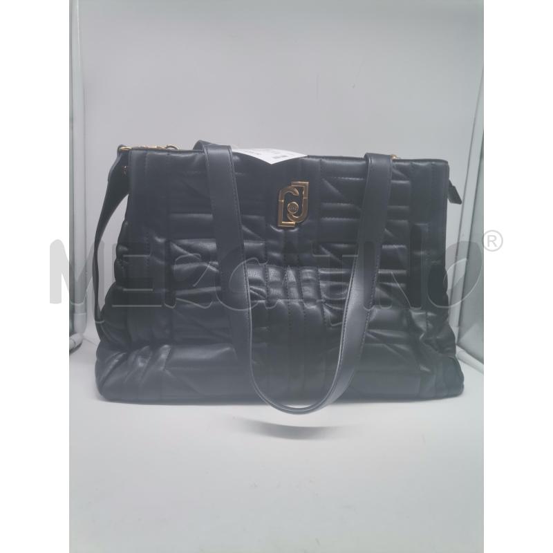 BORSA DONNA LIU JO NERO ECOPELLE | Mercatino dell'Usato Lamezia terme 1
