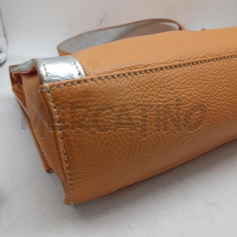 BORSA DONNA MARCO BUGGIANI ARANCIONEVERA PELLE | Mercatino dell'Usato Lamezia terme 3