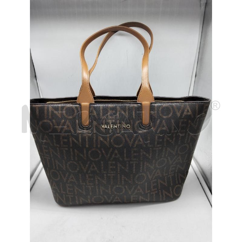 BORSA DONNA MARIO VALENTINO MARRONE MANICI CUOIO  | Mercatino dell'Usato Lamezia terme 1