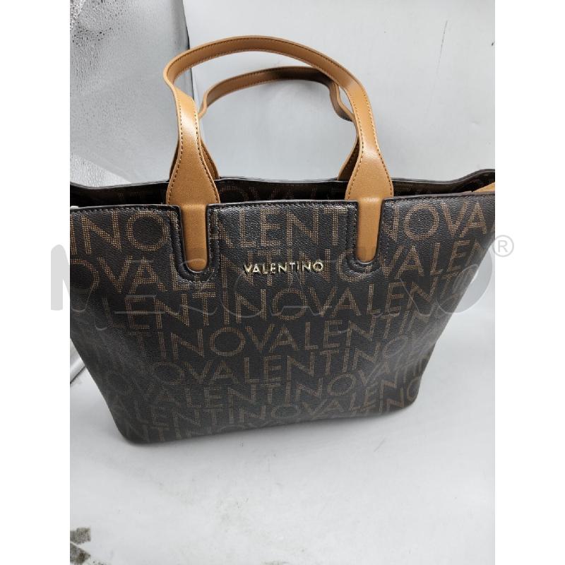 BORSA DONNA MARIO VALENTINO MARRONE MANICI CUOIO  | Mercatino dell'Usato Lamezia terme 3