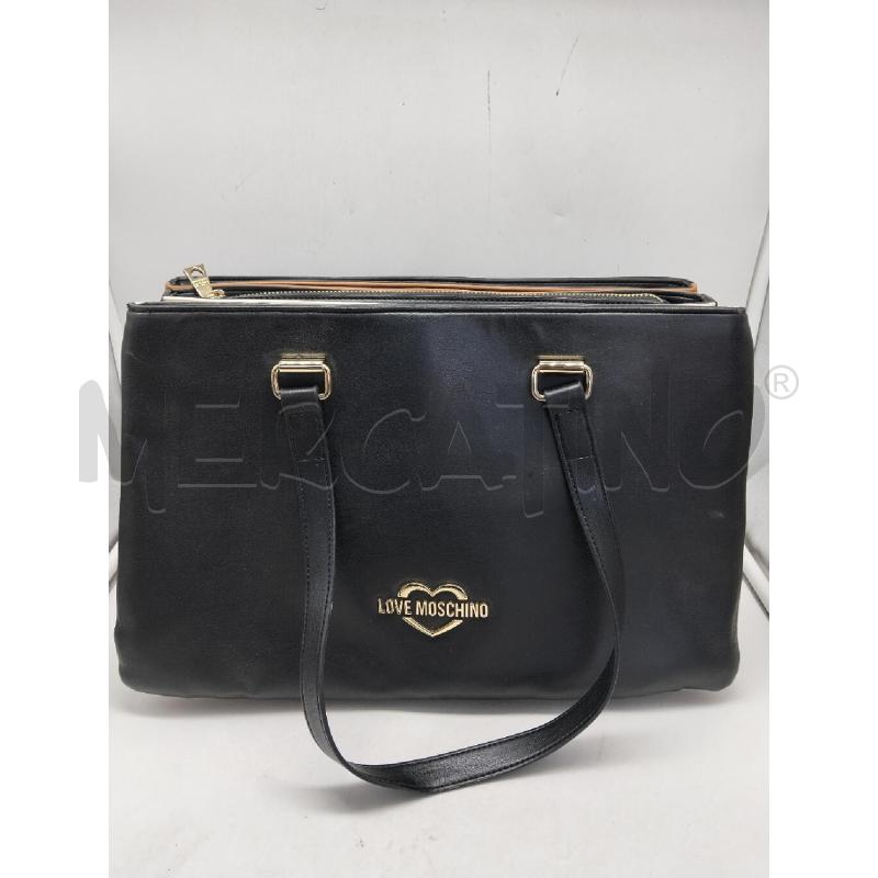 BORSA DONNA MOSCHINO NERO LINEA LOVE  | Mercatino dell'Usato Lamezia terme 1
