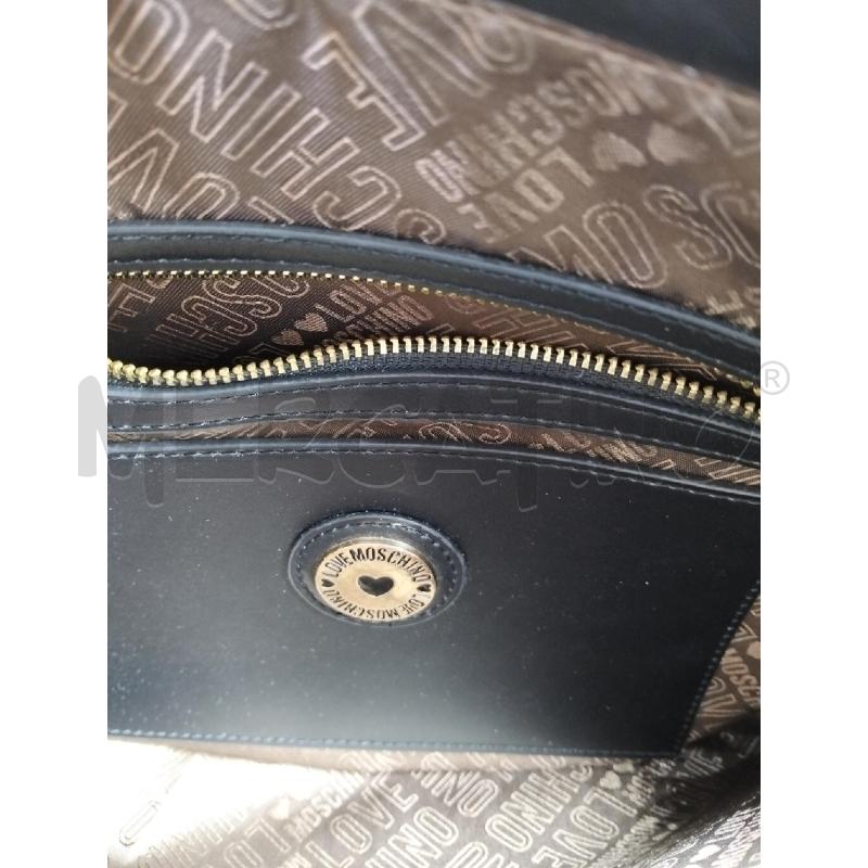 BORSA DONNA MOSCHINO NERO LINEA LOVE  | Mercatino dell'Usato Lamezia terme 3