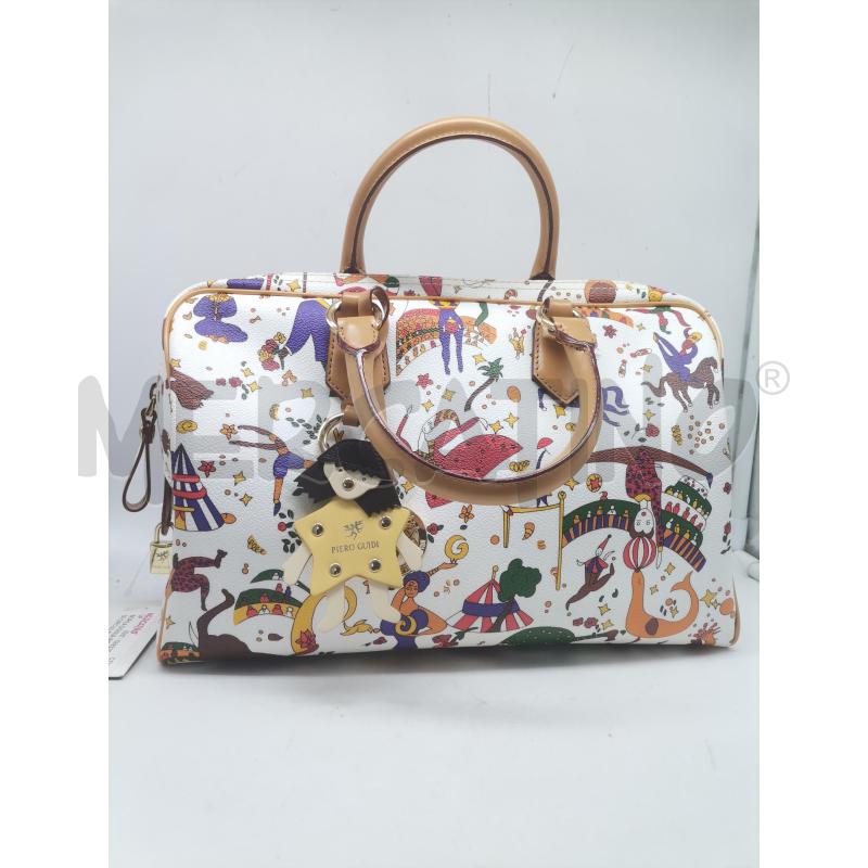BORSA DONNA PIERO GUIDI CIRCUS BIANCO | Mercatino dell'Usato Lamezia terme 1