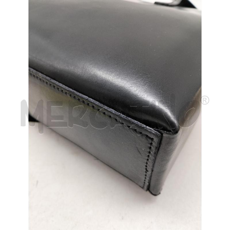 BORSA DONNA RIPANI NERO VERA PELLE A MANO | Mercatino dell'Usato Lamezia terme 4