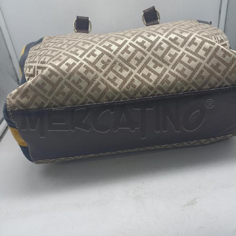 BORSA DONNA TOMMY HILFIGER BEIGE GIALLO MANICI VERA PELLE | Mercatino dell'Usato Lamezia terme 3