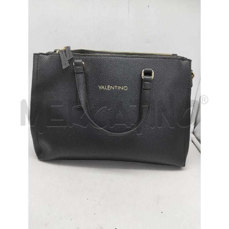 BORSA DONNA VALENTINO NERO ECOPELLE 2 ZIP | Mercatino dell'Usato Lamezia terme 1