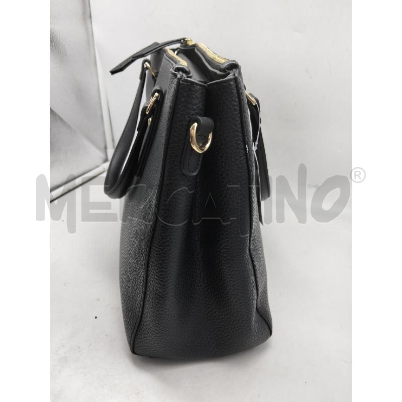 BORSA DONNA VALENTINO NERO ECOPELLE 2 ZIP | Mercatino dell'Usato Lamezia terme 2