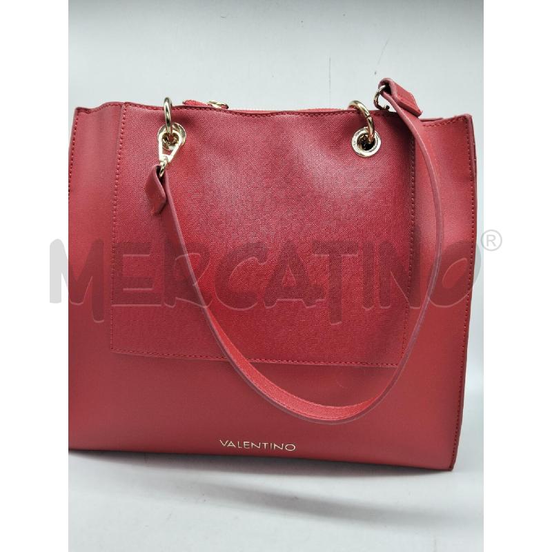 BORSA DONNA VALENTINO ROSSO RIGIDO NUOVO | Mercatino dell'Usato Lamezia terme 1