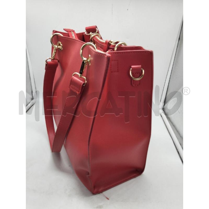 BORSA DONNA VALENTINO ROSSO RIGIDO NUOVO | Mercatino dell'Usato Lamezia terme 2