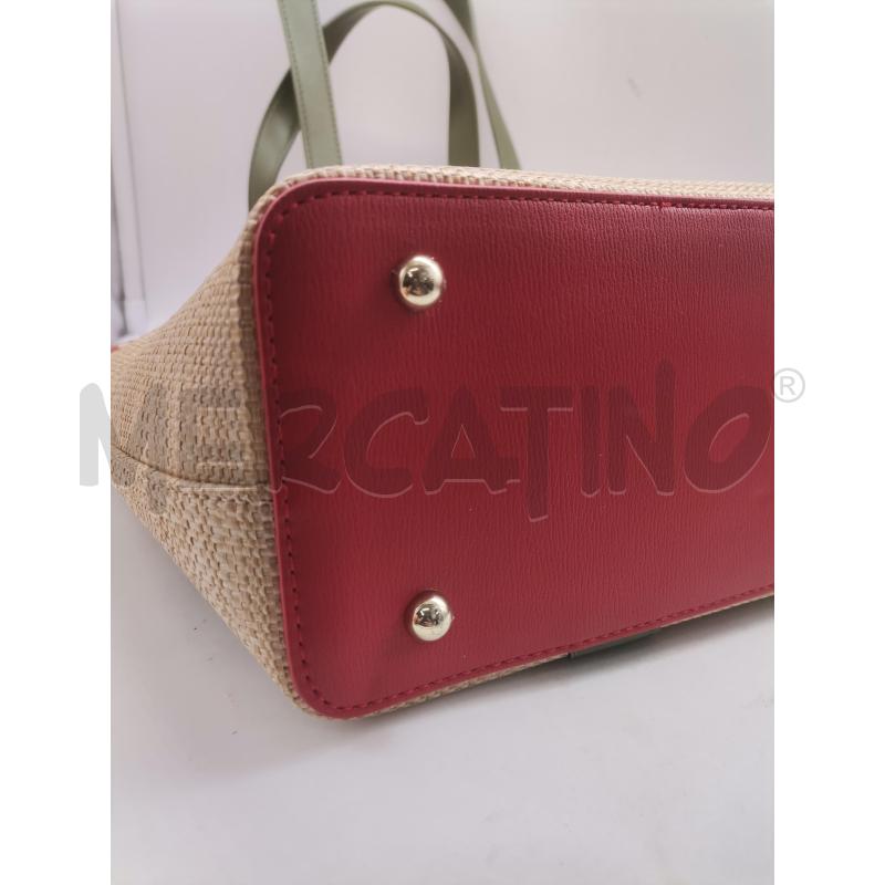 BORSA DONNA VENDULA ROSSO PAGLIETTA | Mercatino dell'Usato Lamezia terme 3