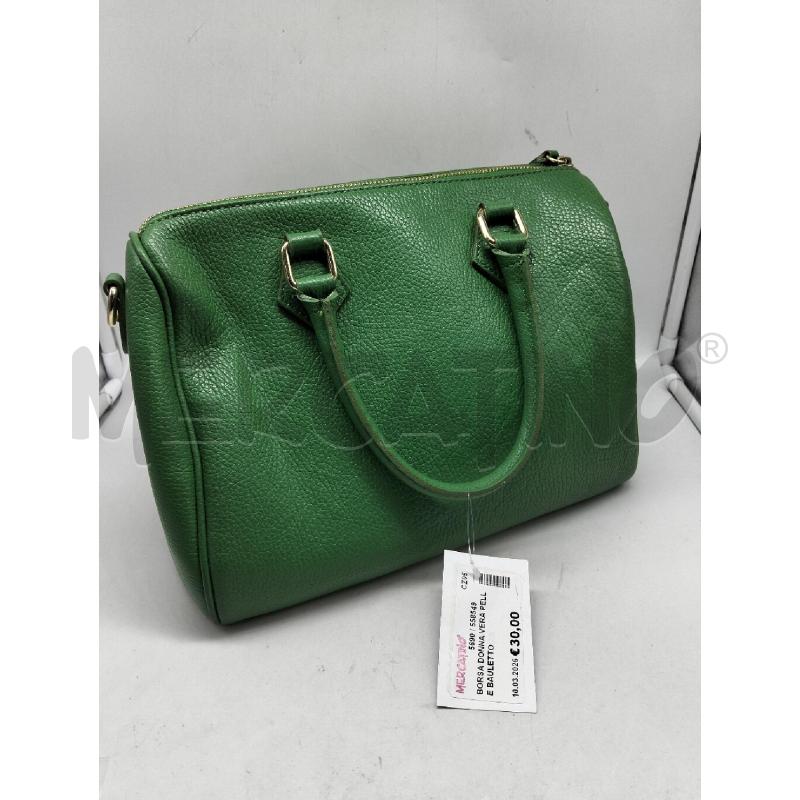 BORSA DONNA VERA PELLE BAULETTO | Mercatino dell'Usato Lamezia terme 2