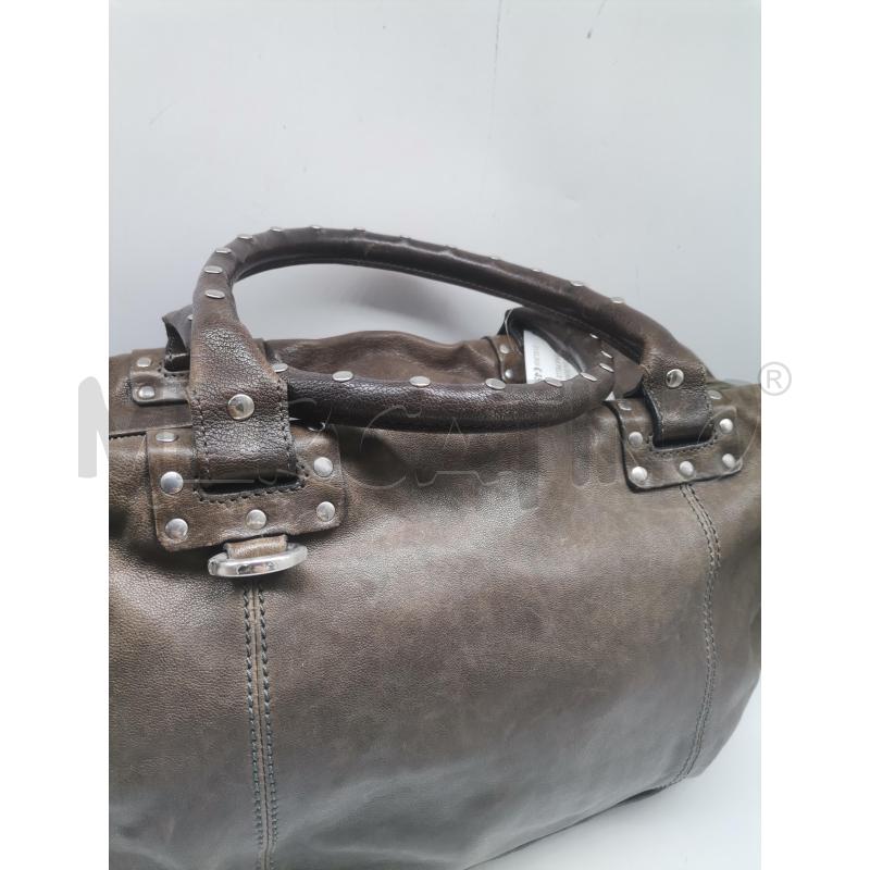 BORSA DONNA VIC MATIE VERA PELLE  MARRONE | Mercatino dell'Usato Lamezia terme 2