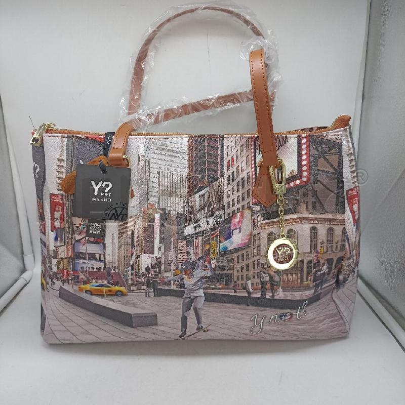 BORSA DONNA Y?NOT FANTASIA MANICI CUOIO NUOVO | Mercatino dell'Usato Lamezia terme 1