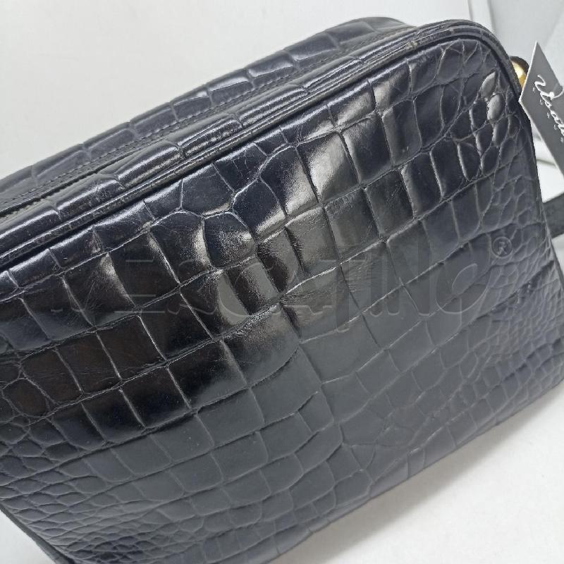 BORSETTA DONNA FURLA NERO MARTELLATO VERA PELLE | Mercatino dell'Usato Lamezia terme 2