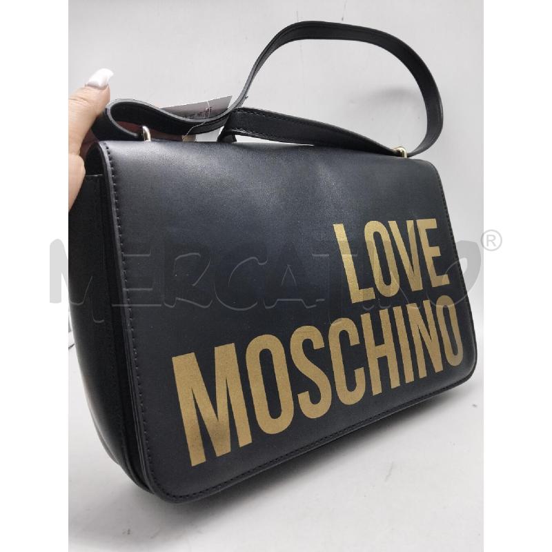 BORSETTA DONNA LOVE MOSCHINO NERO DORATO | Mercatino dell'Usato Lamezia terme 3