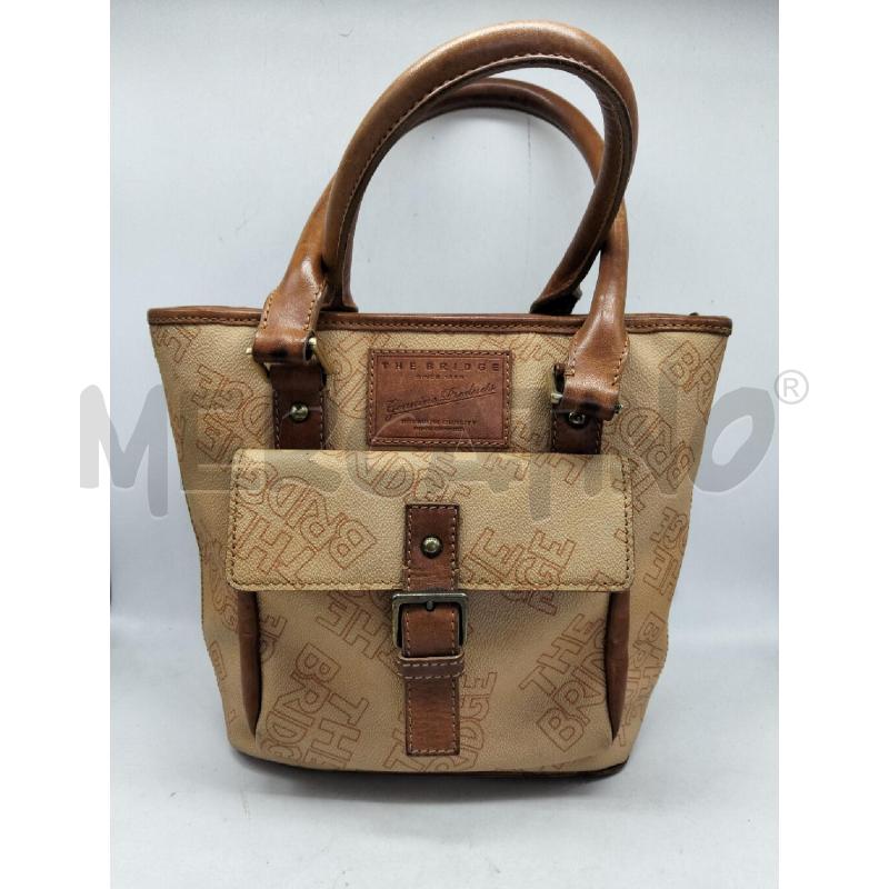 BORSETTA DONNA THE BRIDGEBEIGE CUOIO MONOGRAM | Mercatino dell'Usato Lamezia terme 1
