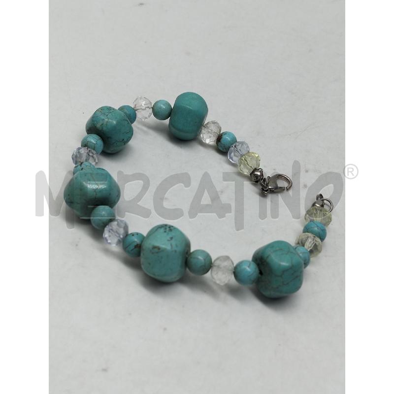 BRACCIALE DONNA AZZURRO PASTA TURCHESE | Mercatino dell'Usato Lamezia terme 2