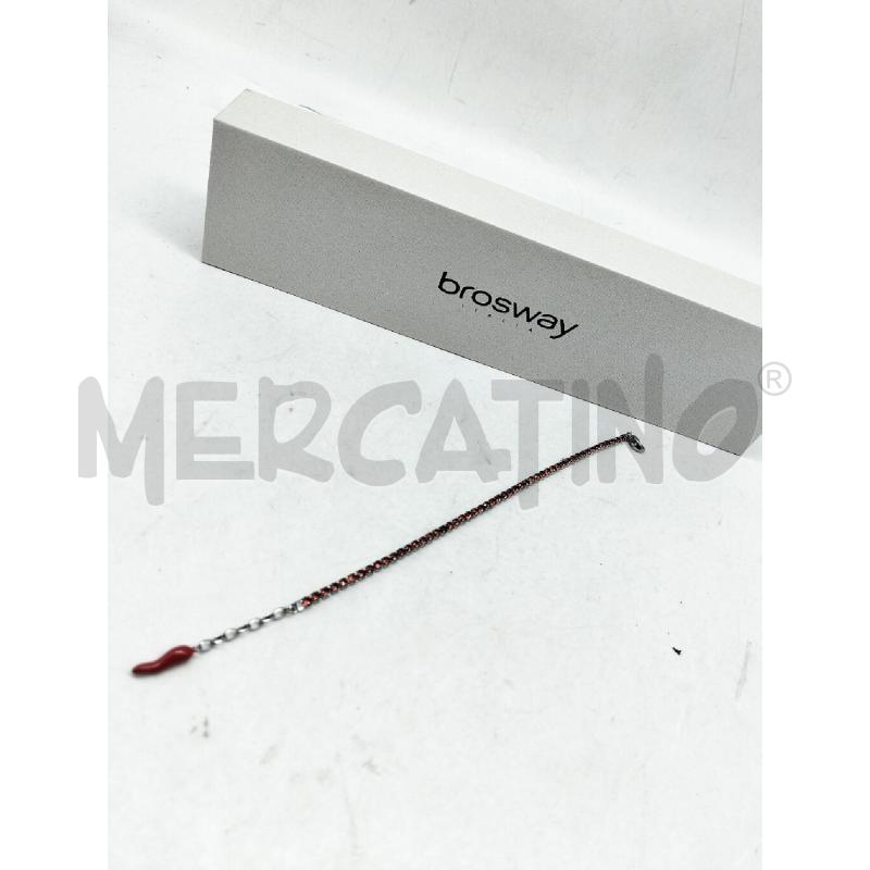 BRACCIALE DONNA BROSWAY TENNIS ROSSO CORNO | Mercatino dell'Usato Lamezia terme 1