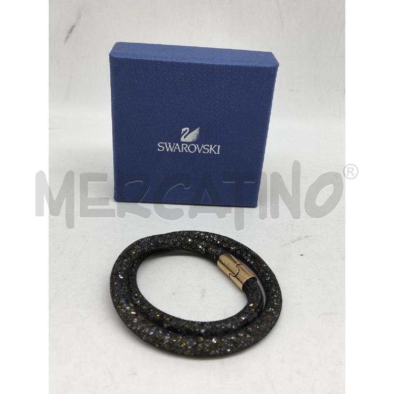 BRACCIALE DONNA SWAROVSKI NERO | Mercatino dell'Usato Lamezia terme 1