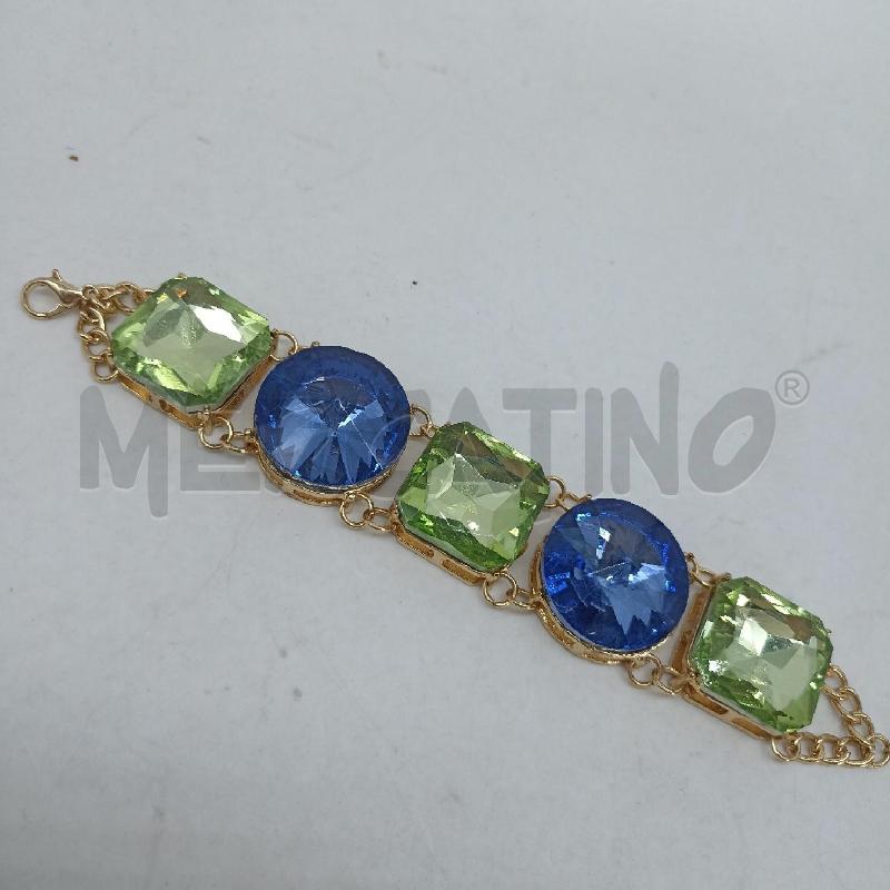 BRACCIALE JENNIFER LOPEZ CRISTALLI VERDE BLU  | Mercatino dell'Usato Lamezia terme 2