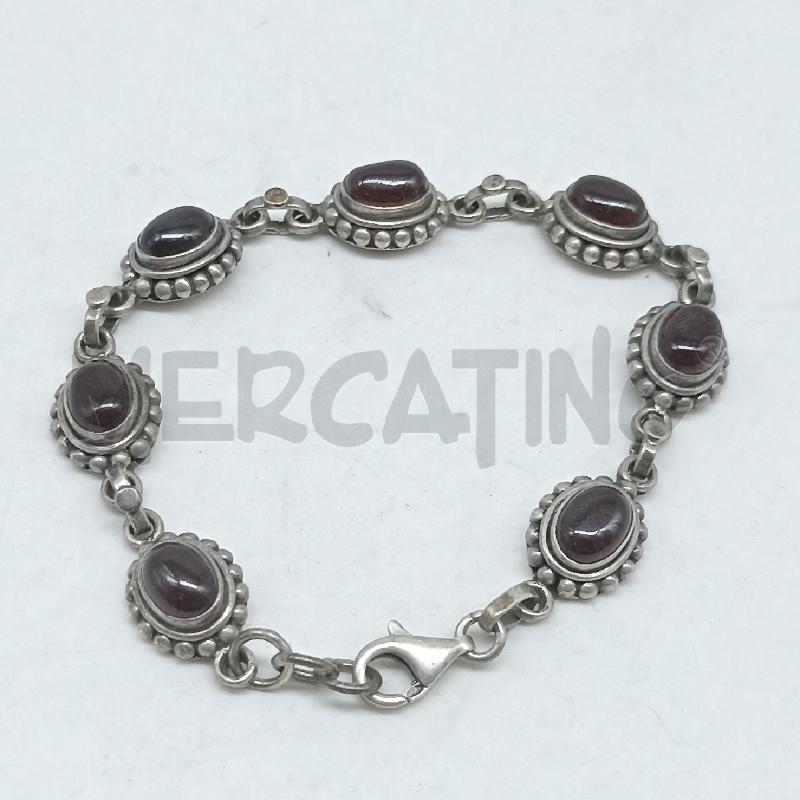 BRACCIALE METALLO PREZIOSO GRANATO | Mercatino dell'Usato Lamezia terme 1