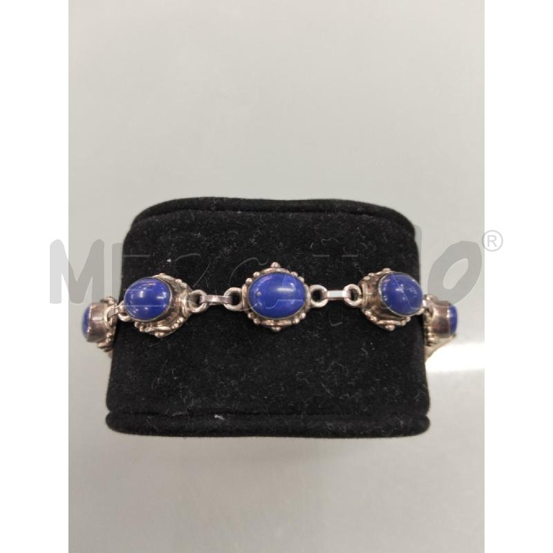 BRACCIALE METALLO PREZIOSO PIETRE BLU  | Mercatino dell'Usato Lamezia terme 2
