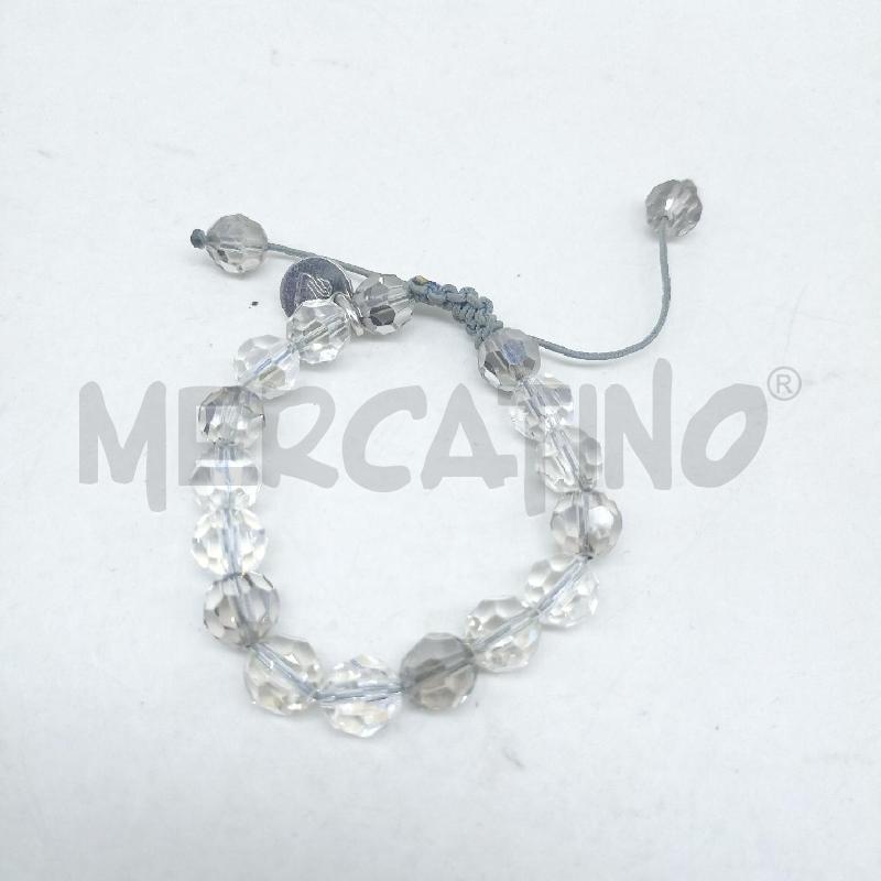 BRACCIALE SWAROWKI GRIGIO BIANCO LACCIO | Mercatino dell'Usato Lamezia terme 1