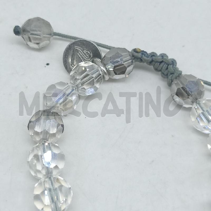 BRACCIALE SWAROWKI GRIGIO BIANCO LACCIO | Mercatino dell'Usato Lamezia terme 2
