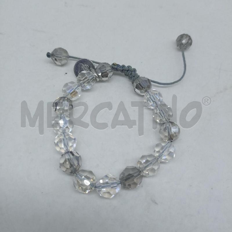 BRACCIALE SWAROWKI GRIGIO BIANCO LACCIO | Mercatino dell'Usato Lamezia terme 3