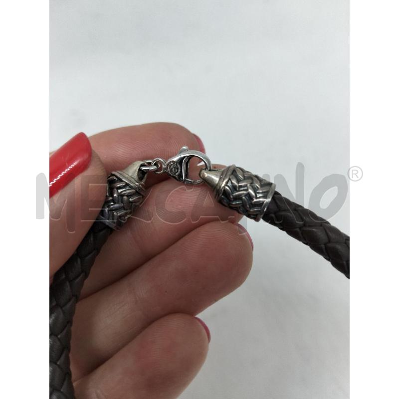 BRACCIALE UOMO GERARDO SACCO CUOIO INTRECCIATO LINEA MAGNA GRECIA | Mercatino dell'Usato Lamezia terme 2
