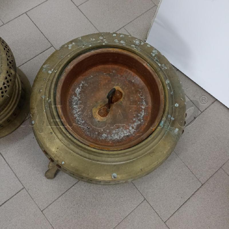 BRACIERE OTTONE ANTICO + COPERCHIO | Mercatino dell'Usato Lamezia terme 4