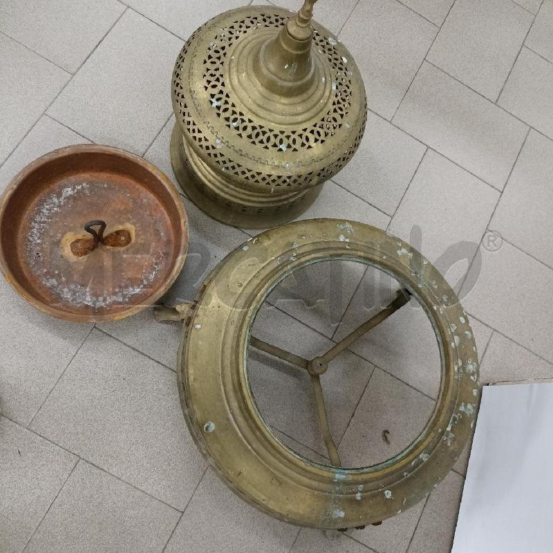 BRACIERE OTTONE ANTICO + COPERCHIO | Mercatino dell'Usato Lamezia terme 5