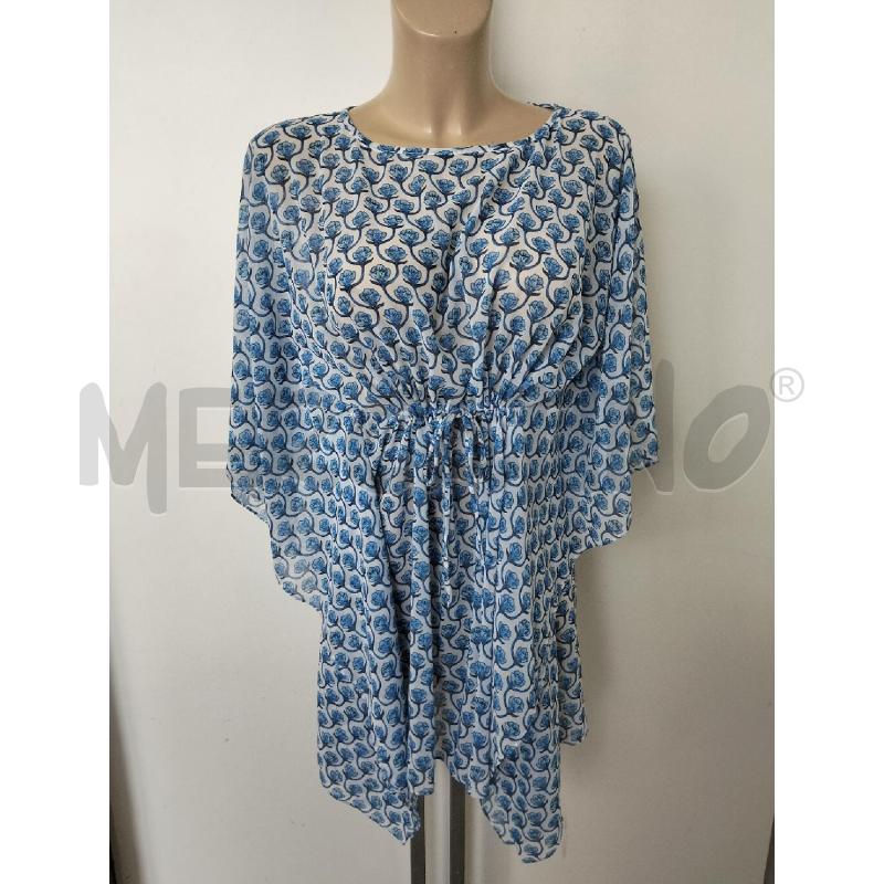 CAFTANO DONNA SAINT BARTH BIANCO AZZURRO  | Mercatino dell'Usato Lamezia terme 1