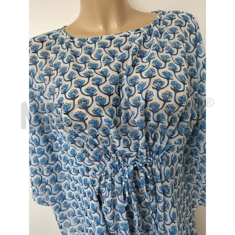 CAFTANO DONNA SAINT BARTH BIANCO AZZURRO  | Mercatino dell'Usato Lamezia terme 2