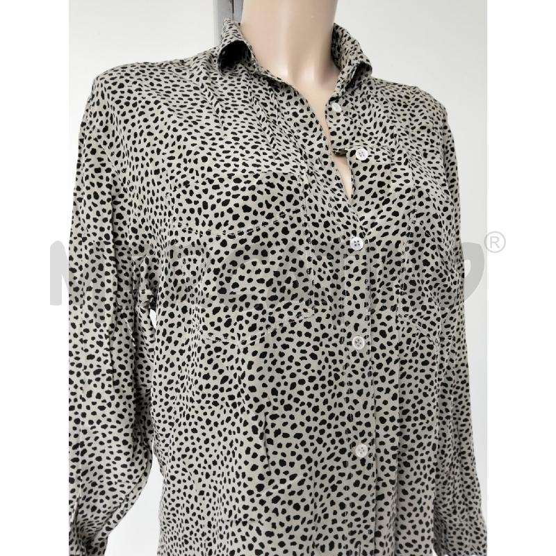 CAMICIA DONNA BEIGE NERO POIS TASCHINO 100SETA | Mercatino dell'Usato Lamezia terme 2