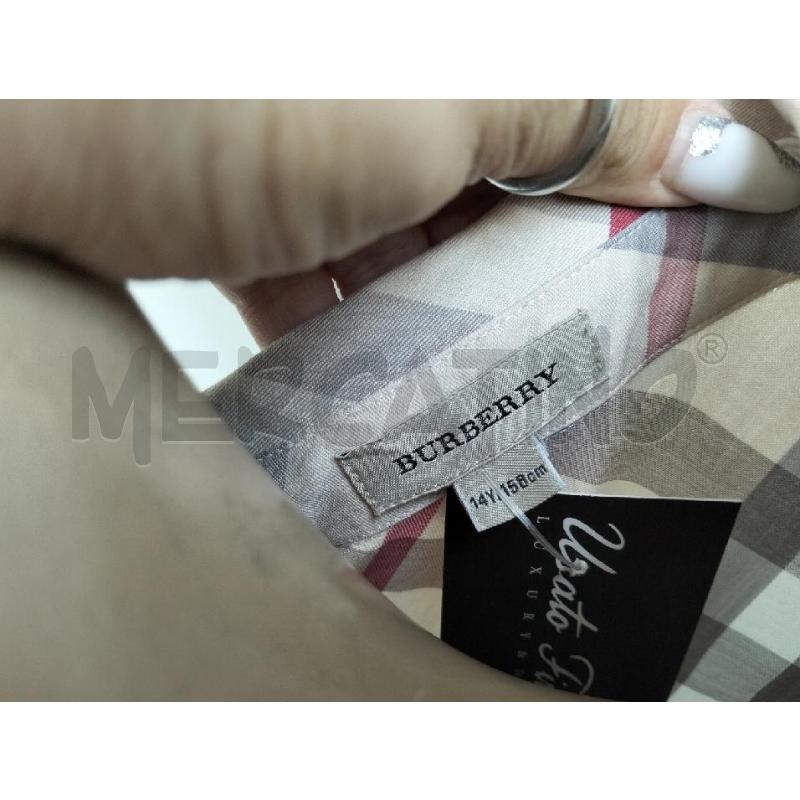 CAMICIA DONNA BURBERRY BEIGE  | Mercatino dell'Usato Lamezia terme 3