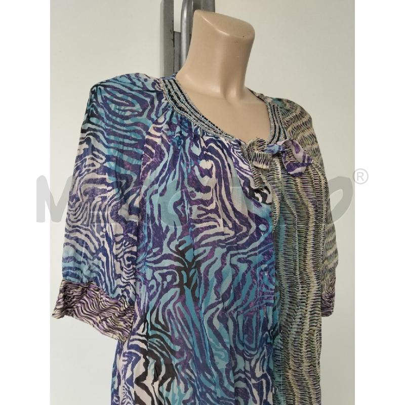 CAMICIA DONNA ELENA MIRO 100SETA CELESTE BEIGE VERDINO | Mercatino dell'Usato Lamezia terme 2