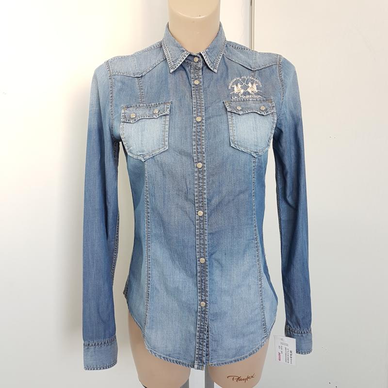 CAMICIA DONNA LA MARTINA JEANS 100 COTONE | Mercatino dell'Usato Lamezia  terme