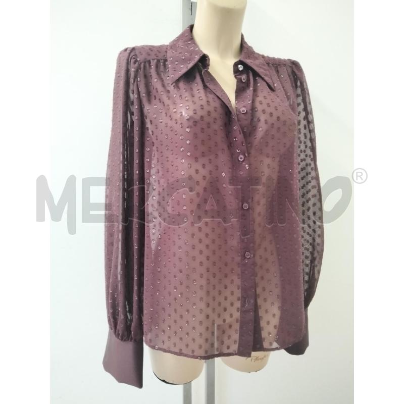 CAMICIA DONNA MAX CO VELATA PRIMA LINEA PRUGNA | Mercatino dell'Usato Lamezia terme 1