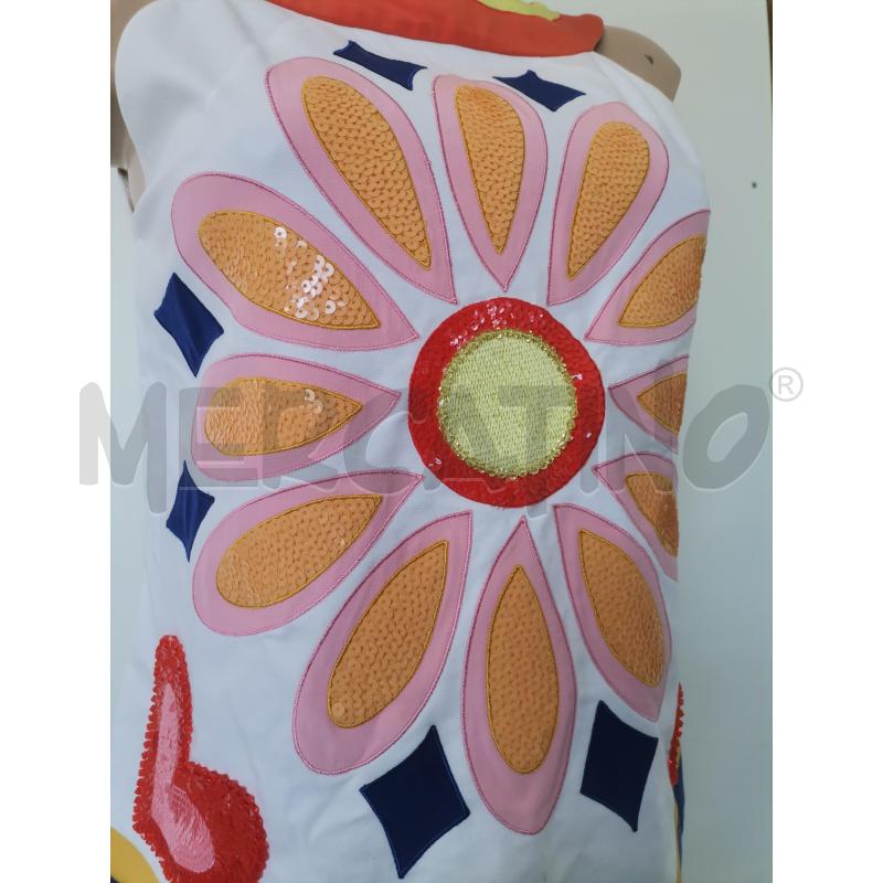 CAMICIA DONNA MOSCHINO BIANCO ARANCIONE STRASS | Mercatino dell'Usato Lamezia terme 2