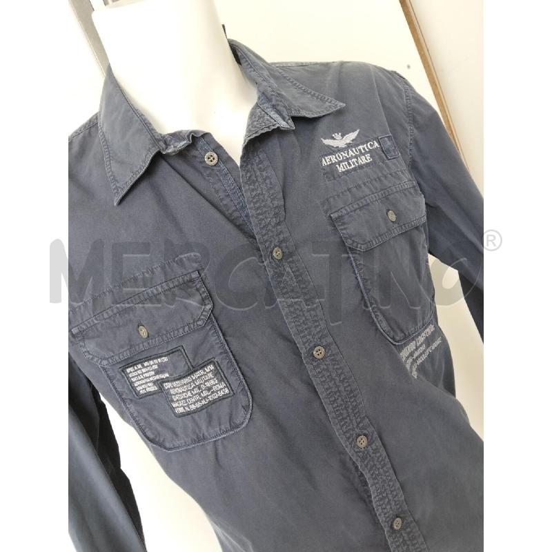 CAMICIA UOMO AERONAUTICA MILITARE BLU  | Mercatino dell'Usato Lamezia terme 2