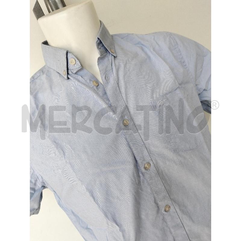 CAMICIA UOMO LACOSTE MEZZA MANCIA AZZURRO | Mercatino dell'Usato Lamezia terme 2