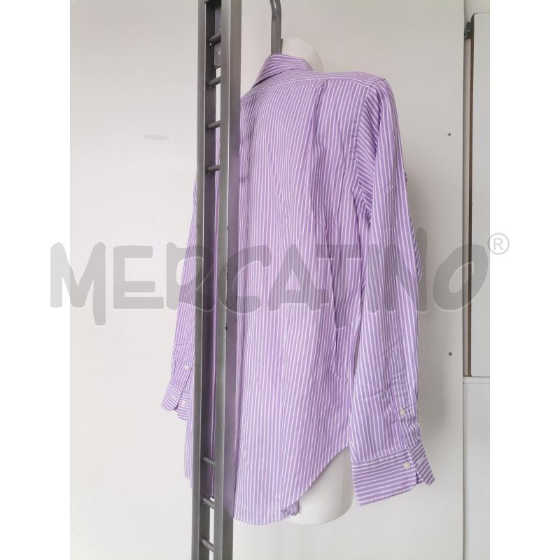 CAMICIA UOMO POLO RALPH LAUREN LILLA BIANCO | Mercatino dell'Usato Lamezia terme 3