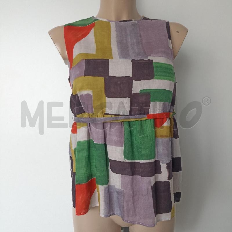 CANOTTA DONNA INTREND ARANCIONE GRIGIO VIOLA | Mercatino dell'Usato Lamezia terme 1