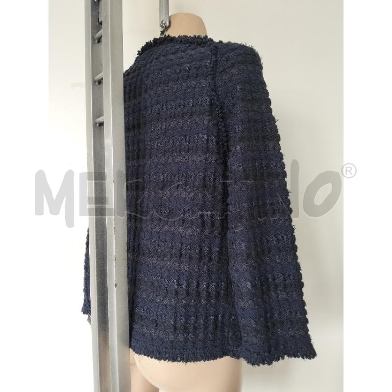 CARDIGAN DONNA LUISA SPAGNOLI BLU  | Mercatino dell'Usato Lamezia terme 3
