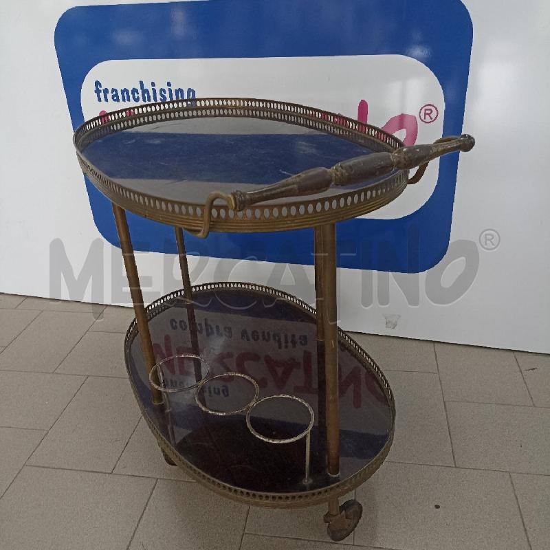 CARRELLINO PORTA VIVANDE STRUTTURA OTTONE | Mercatino dell'Usato Lamezia terme 2