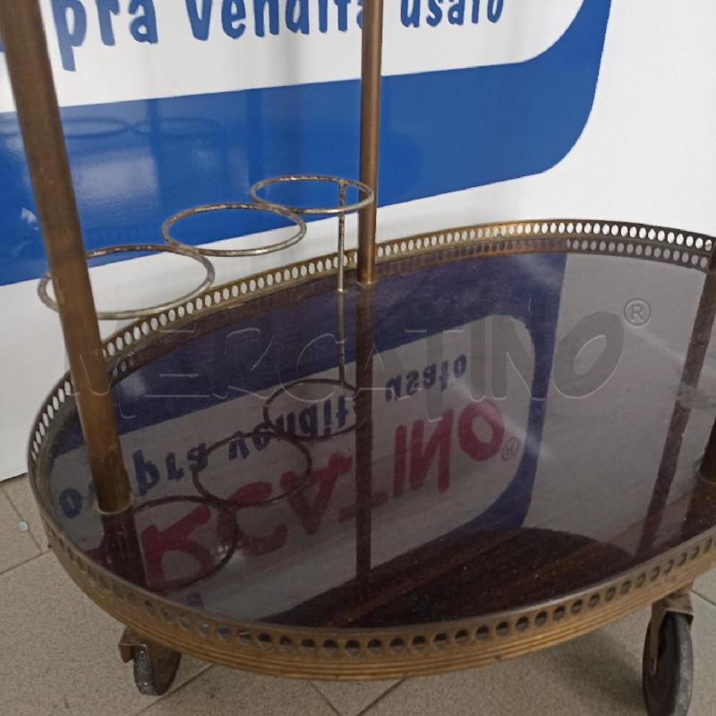 CARRELLINO PORTA VIVANDE STRUTTURA OTTONE | Mercatino dell'Usato Lamezia terme 4