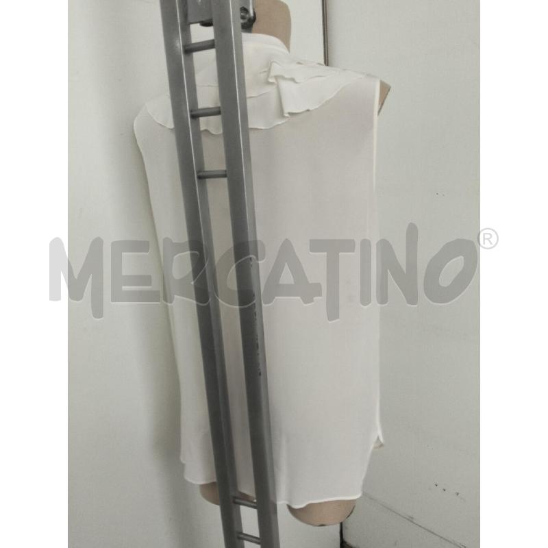 CASACCA DONNA BUOTICHE MOSCHINO BIANCO ROUGE E BOTTONI LIMONI 100 SETA | Mercatino dell'Usato Lamezia terme 3