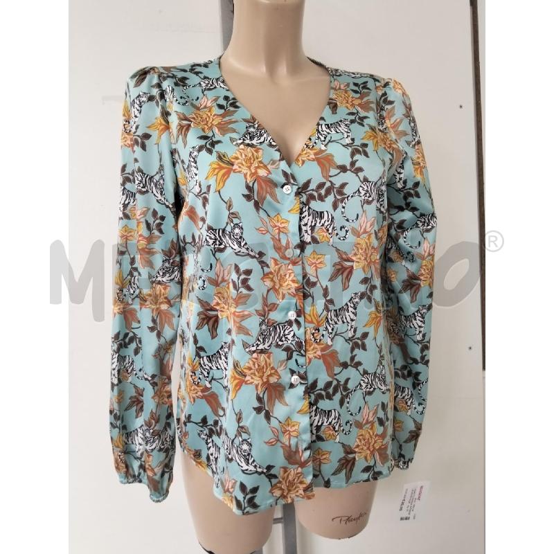 CASACCA DONNA INTREND CELESTE FIORI  | Mercatino dell'Usato Lamezia terme 1